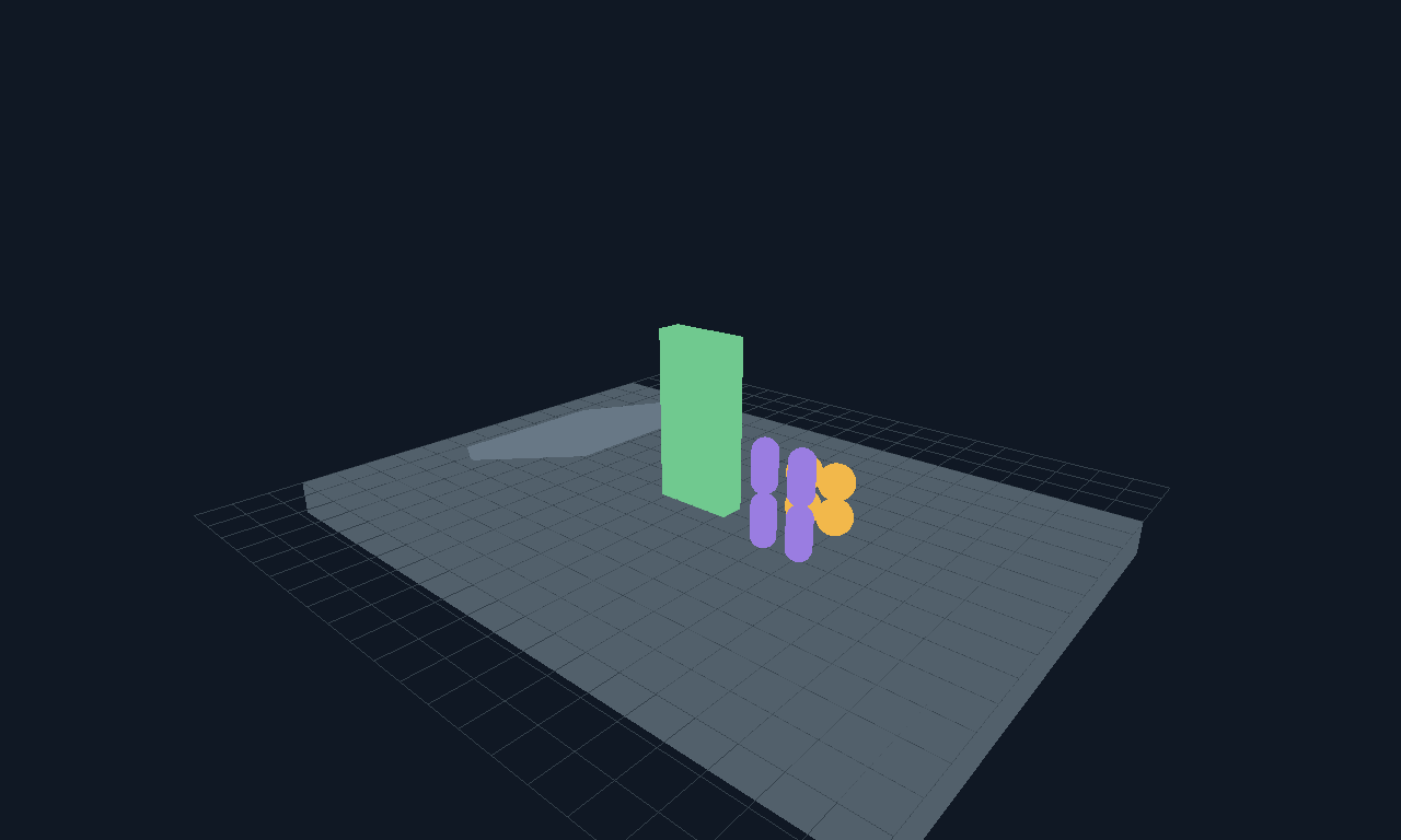 Fixed-step Box3D showcase with interpolated production rendering